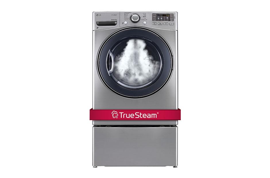 LG TrueSteam 7.4 Cu. Ft. 12-Cycle Electric Dryer with  - Best Buy