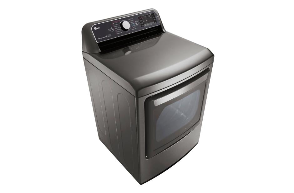 LG  7.3 cu. ft. Ultra Large Capacity TurboSteam™ Gas Dryer with EasyLoad™ Door, DLGX7601VE, thumbnail 4