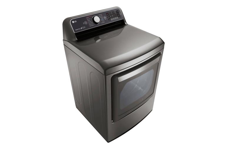 LG  7.3 cu. ft. Ultra Large Capacity TurboSteam™ Gas Dryer with EasyLoad™ Door, DLGX7601VE, thumbnail 4