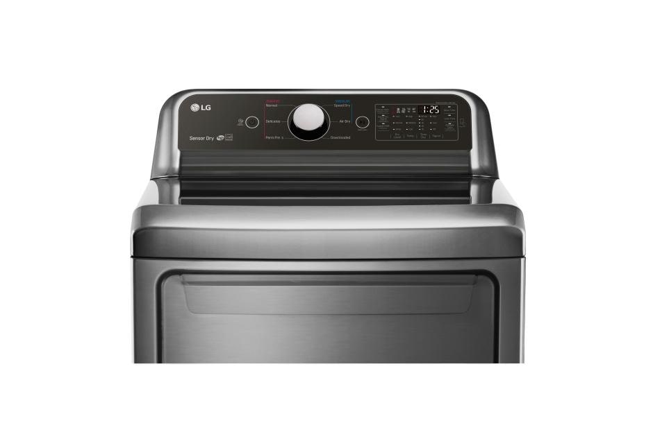 LG 7.3 cu. ft. Super Capacity Gas Dryer with Sensor Dry Technology, DLG7051V, thumbnail 3