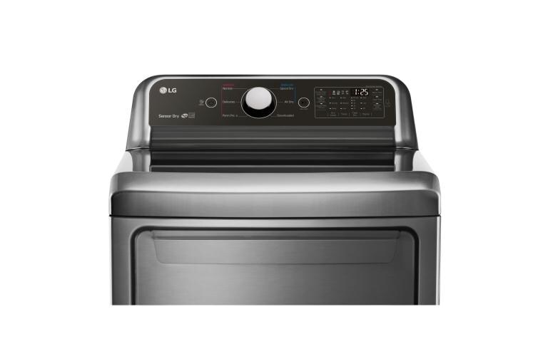 LG 7.3 cu. ft. Super Capacity Gas Dryer with Sensor Dry Technology, DLG7051V, thumbnail 3