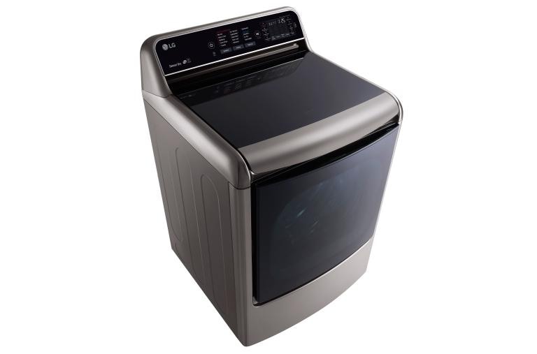 LG 9.0 cu. ft. Mega Capacity TurboSteam™ Dryer with EasyLoad™ Door, DLGX7711VE, thumbnail 3