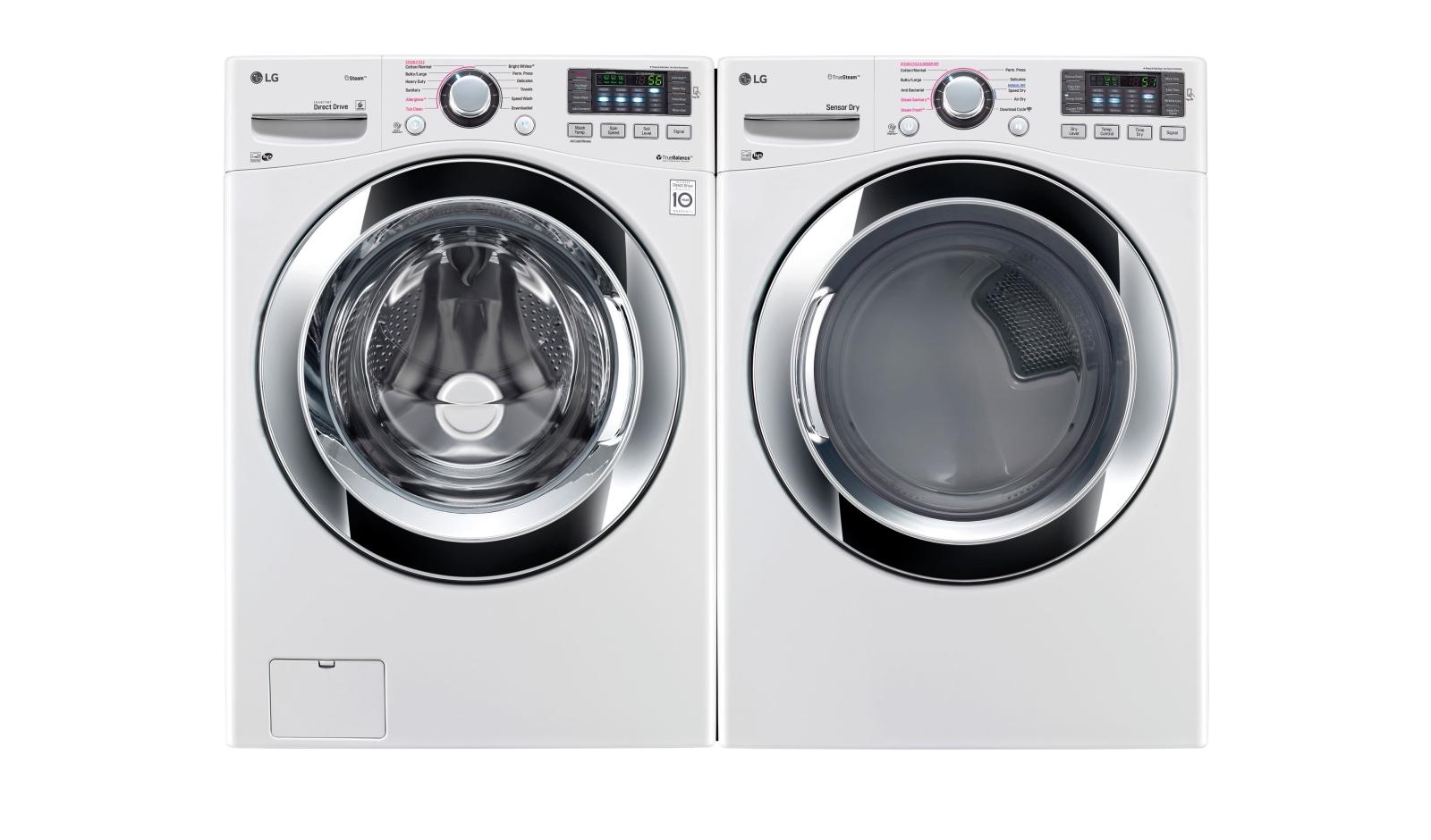 LG WM3670HWA 4.5 cu. ft. Ultra Large Capacity with Steam Technology