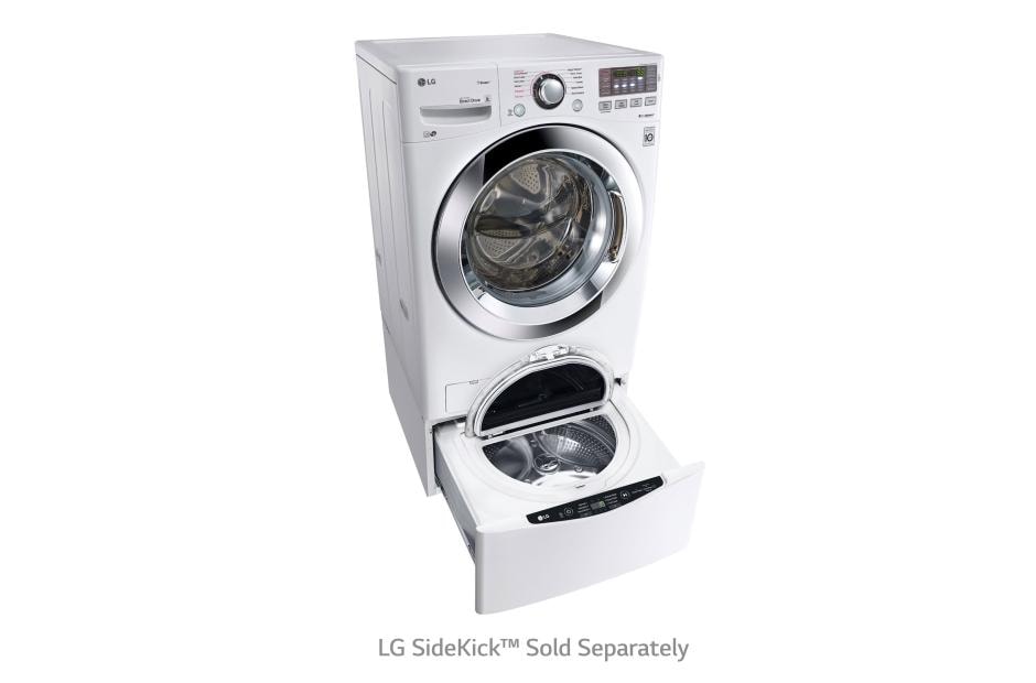 LG 4-cu ft High Efficiency Stackable Steam Cycle Front-Load Washer (Wild  Cherry Red) ENERGY STAR at