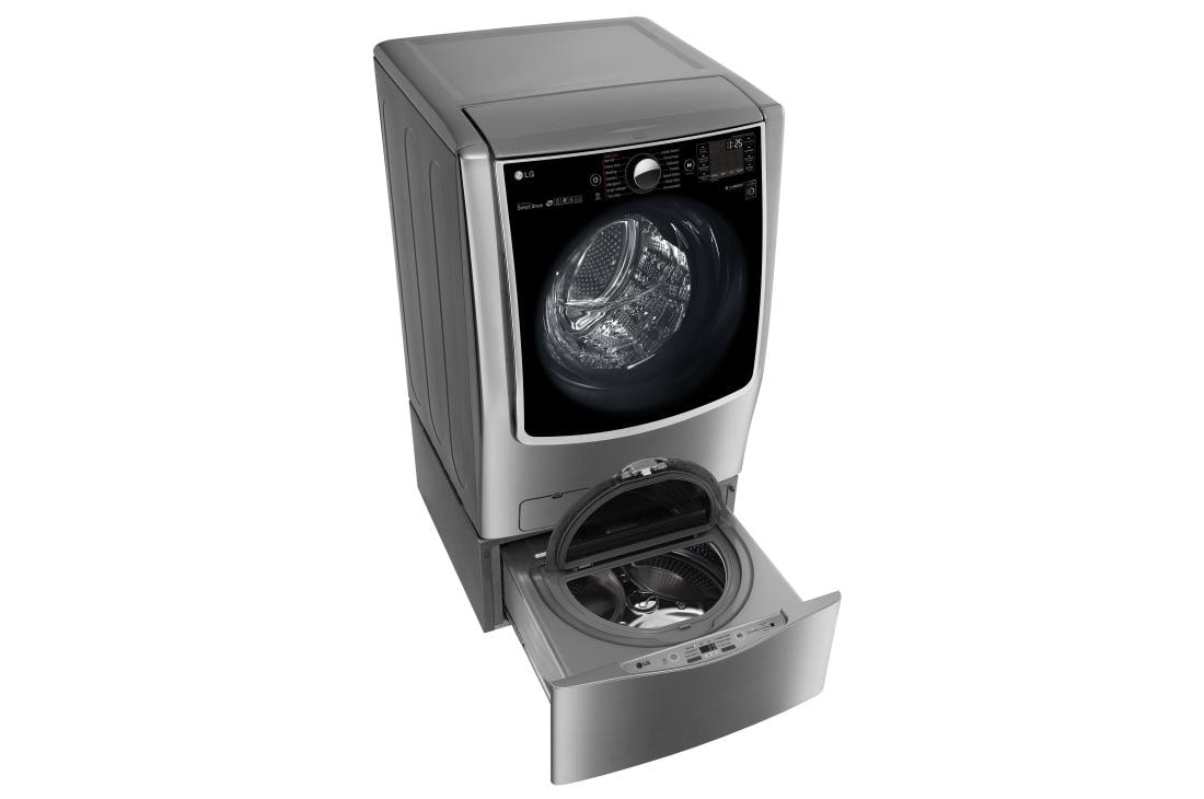 LG 5.5 Total Capacity LG TWINWash™ System with LG SideKick™, WM5000HVA_WD100CV, thumbnail 2