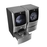 LG 5.5 Total Capacity LG TWINWash™  Bundle with LG SideKick™ and Gas Dryer, WM5000HVA_WD100CV_DLGX5001V_WDP4V, thumbnail 2