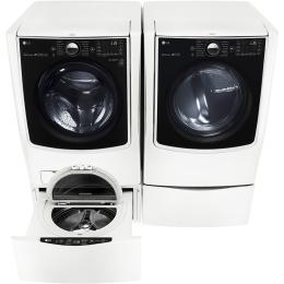 6.2 Total Capacity LG TWINWash™  Bundle with LG SideKick™ and Gas Dryer2