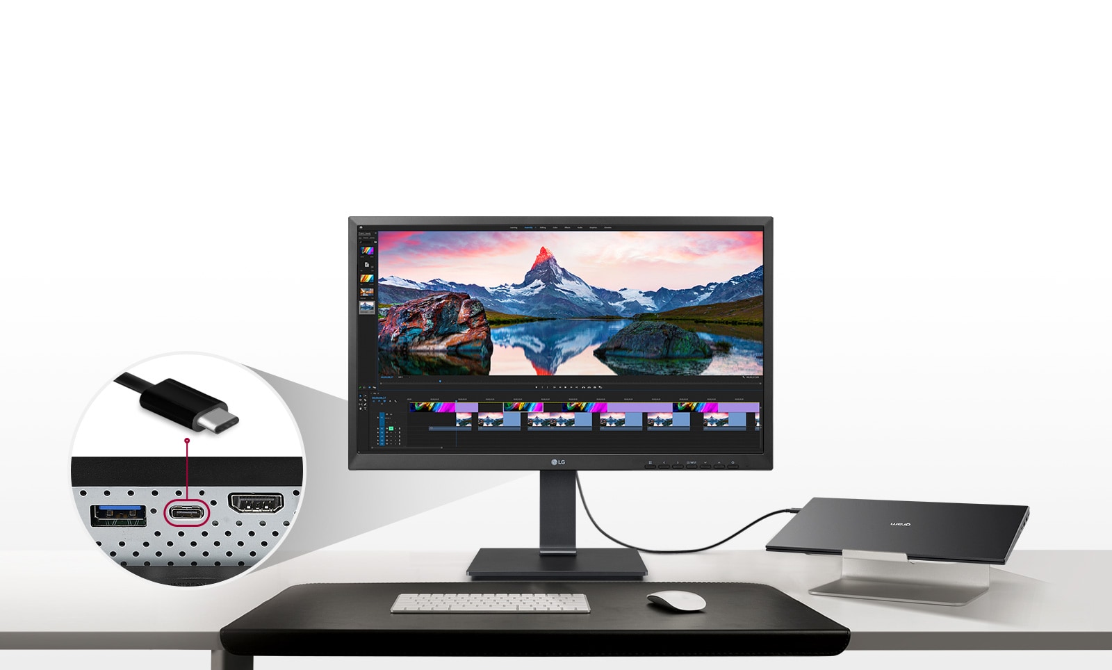23.8” IPS FHD Monitor with USB Type-C™ port