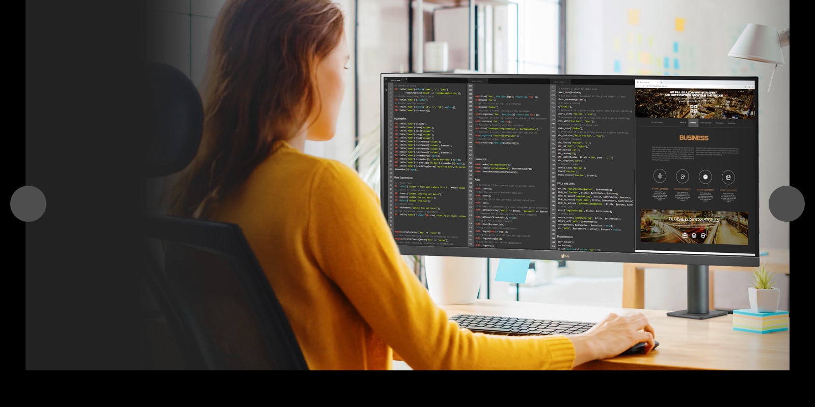 Monitor Ergo Series Computer Monitors with Ergonomic Stand LG US