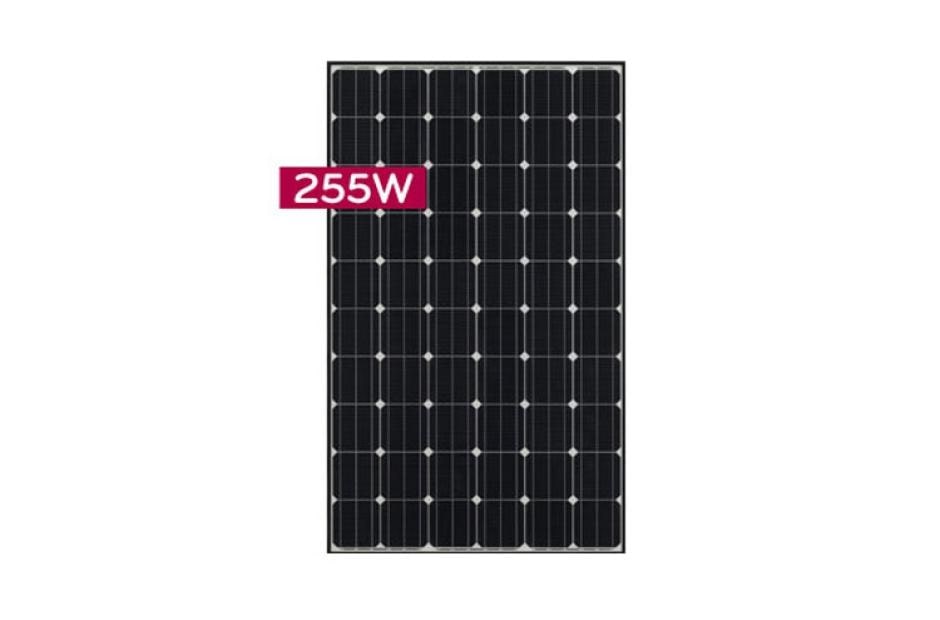 LG High Efficiency Mono X Module Cells: 6 x 10 Module efficiency 15.8% Connector Type: MC4 , LG255S1C-G2, thumbnail 2