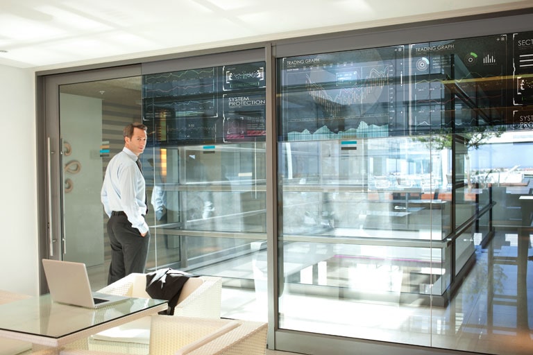 Business man in his office 