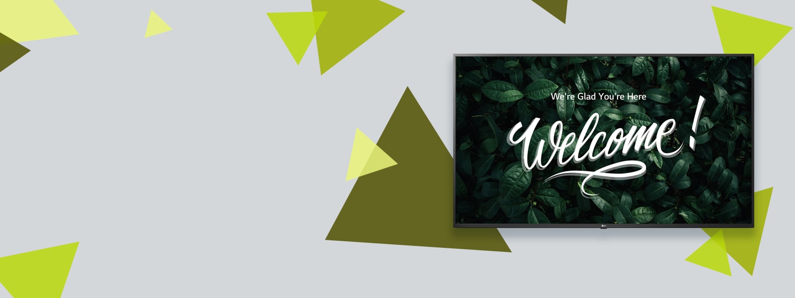 Wall display with graphics