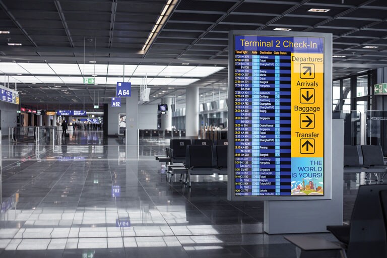 Turning Heads - 7 Key Placements for Airport Digital Signage