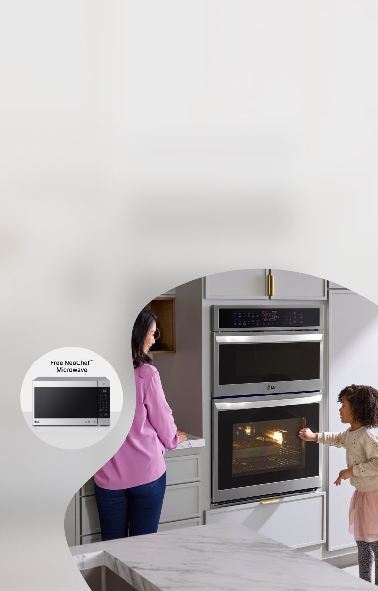 Free microwave with wall oven purchase 
