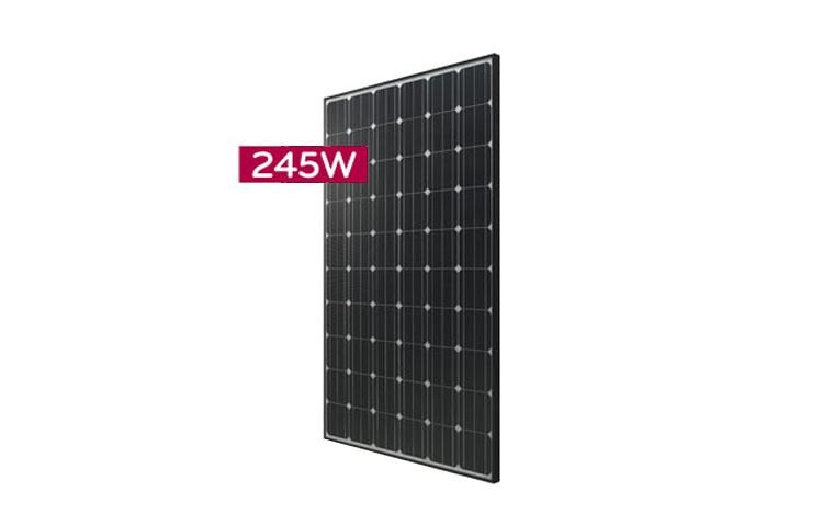 LG High Efficiency Mono X Module Cells: 6 x 10 Module efficiency 15.2% Connector Type: Tyco connector IP67 , LG245S1C, thumbnail 3
