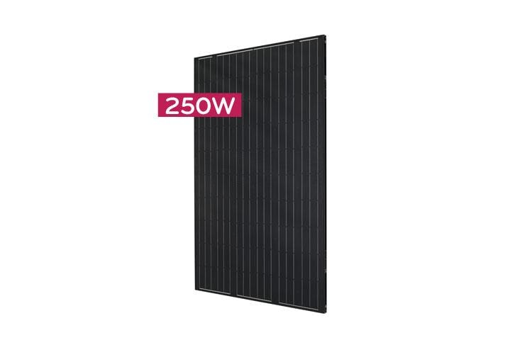 LG High Efficiency Mono X Module Cells: 6 x 10 Module efficiency 15.2% Connector Type: MC4 connector IP67 All Black , LG250S1K-G3, thumbnail 4