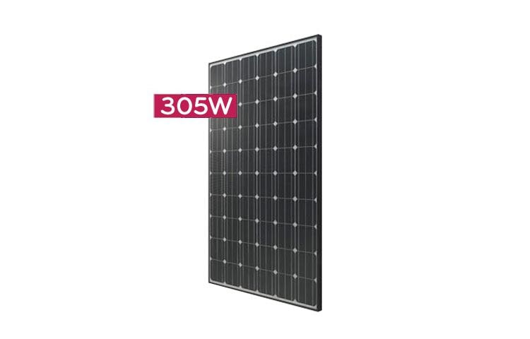 LG High Efficiency Mono X™ NeON Module Cells: 6 x 10 Module efficiency 18.6% Connector Type: MC4 connector IP 67, LG305N1C-B3, thumbnail 3