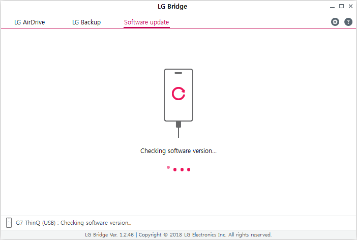 allow Bridge to check the sotftware version