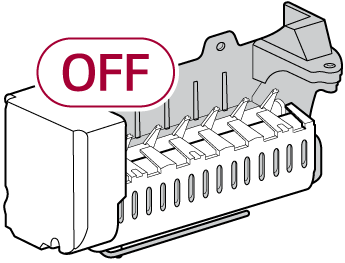 icemaker turned off