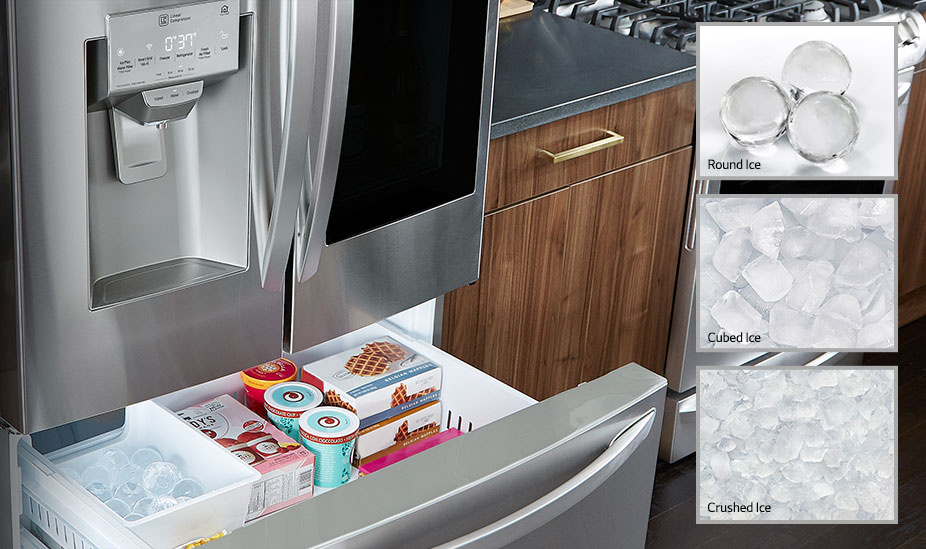 LG InstaView Refrigerator With Craft Ice™ 