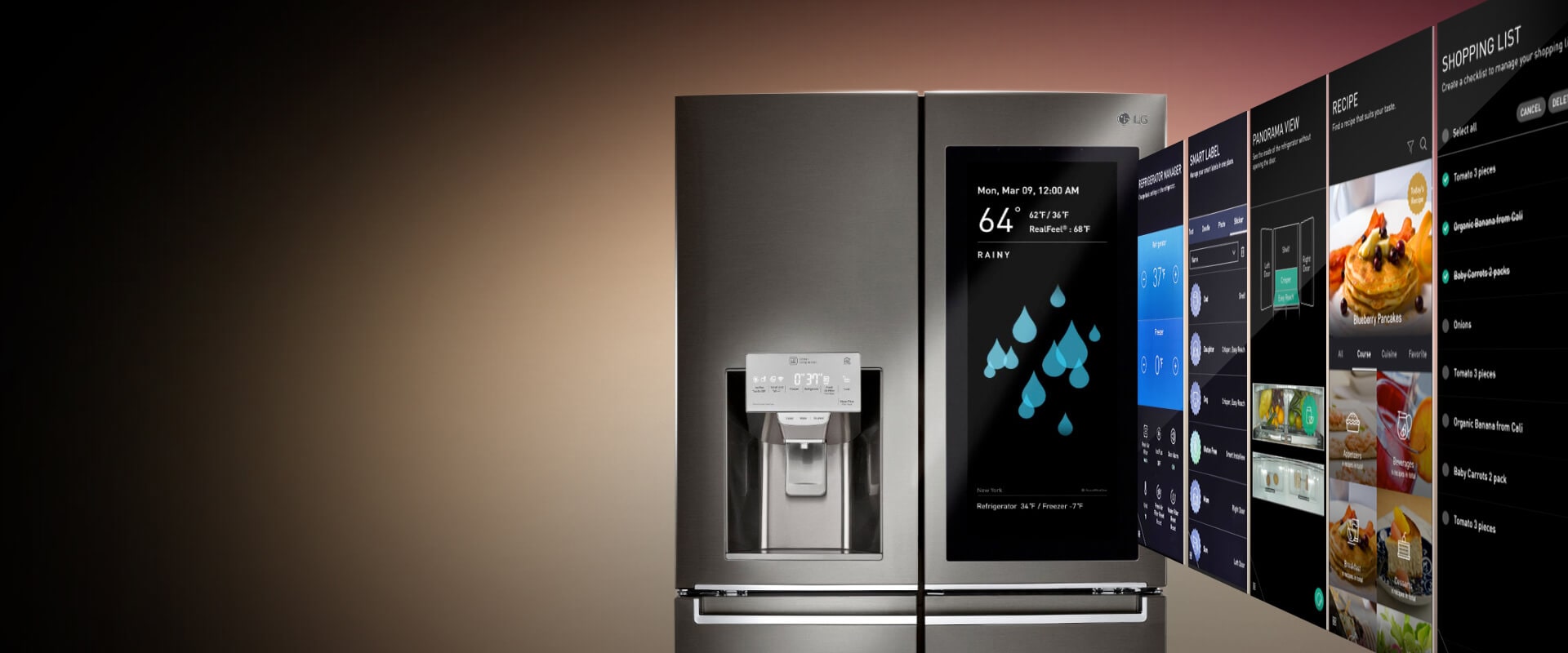 LG Smart Refrigerators Powered by SmartThinQ IOT LG USA