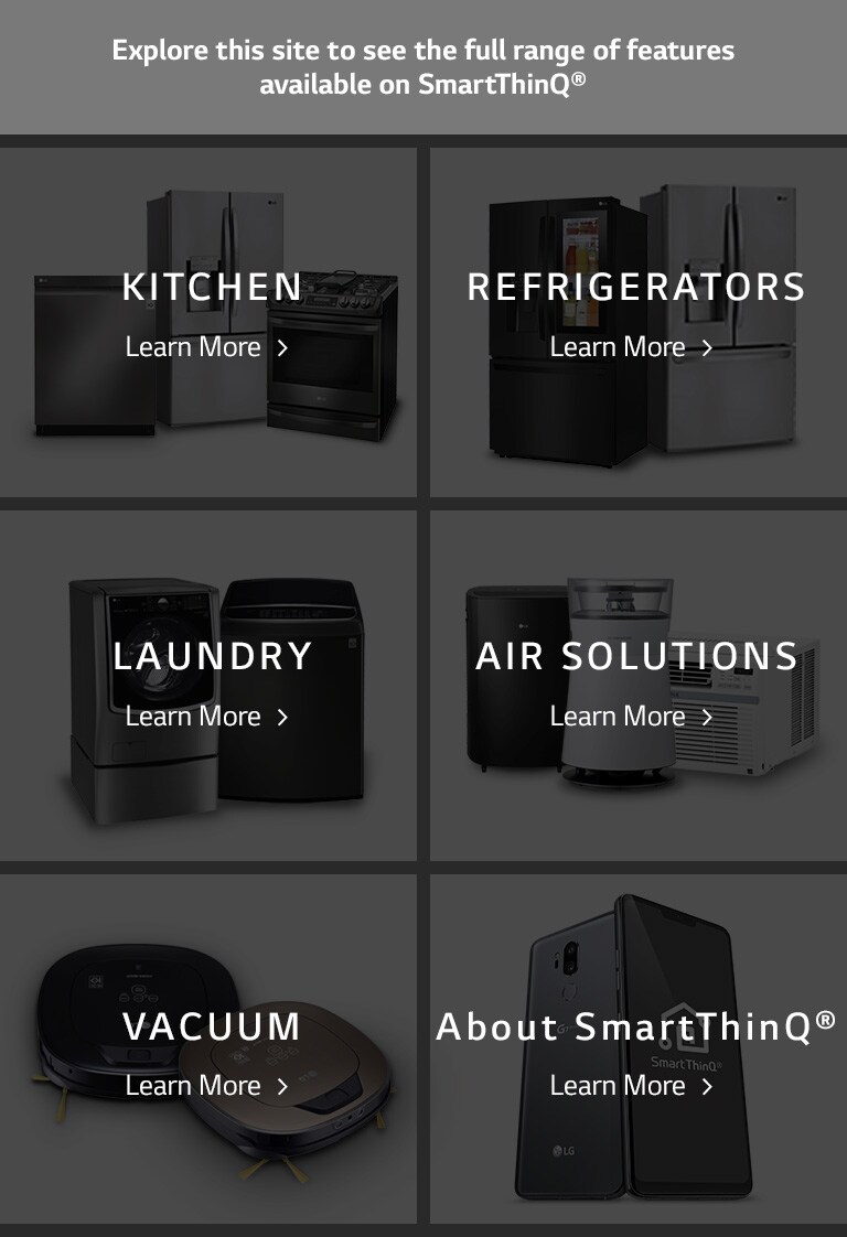 LG SmartThinQ Discover LG Smart & Connected Appliances LG USA