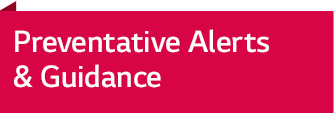 Preventative Alerts & Guidance