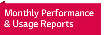 Monthly Performance & Usage Reports