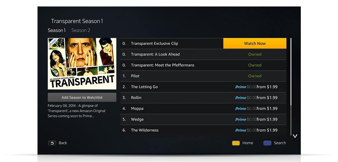 Prime Video App for LG Smart TV with webOS