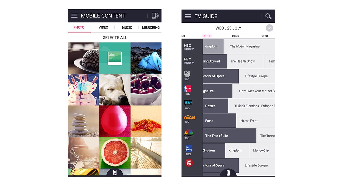 Smart TV Remote Apps for LG Smart TVs with webOS