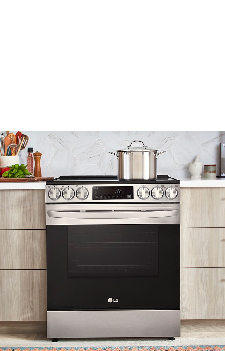 LG 6.3 cu ft. Smart WiFi Enabled Fan Convection Electric Slidein