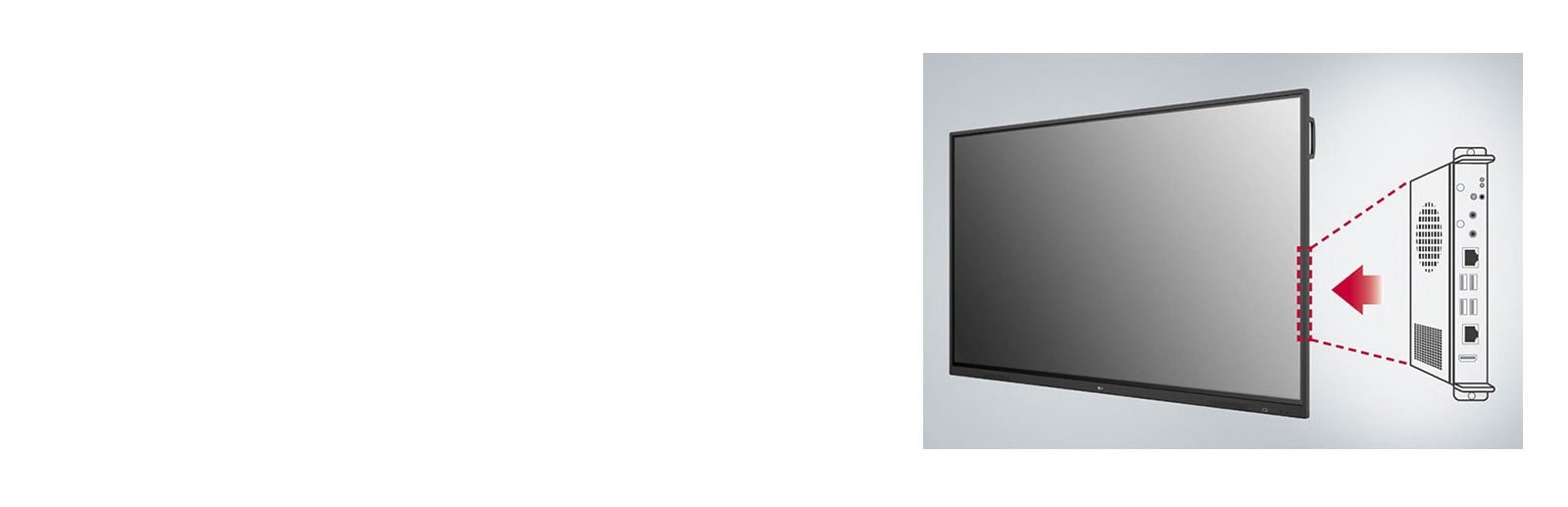 86” IPS UHD IR Multi Touch Interactive Whiteboard has built-in OPS Slot