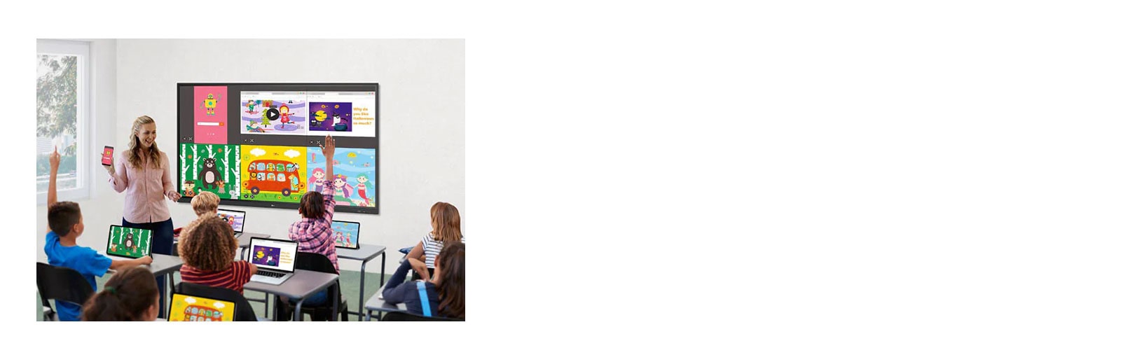 86” IPS UHD IR Multi Touch Interactive Whiteboard has ScreenShare Pro