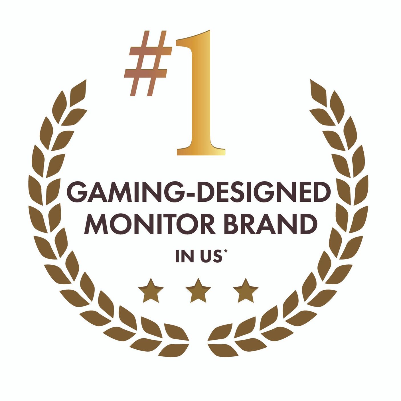 #1 Gaming-Designed Monitor Brand in the U.S.*1
