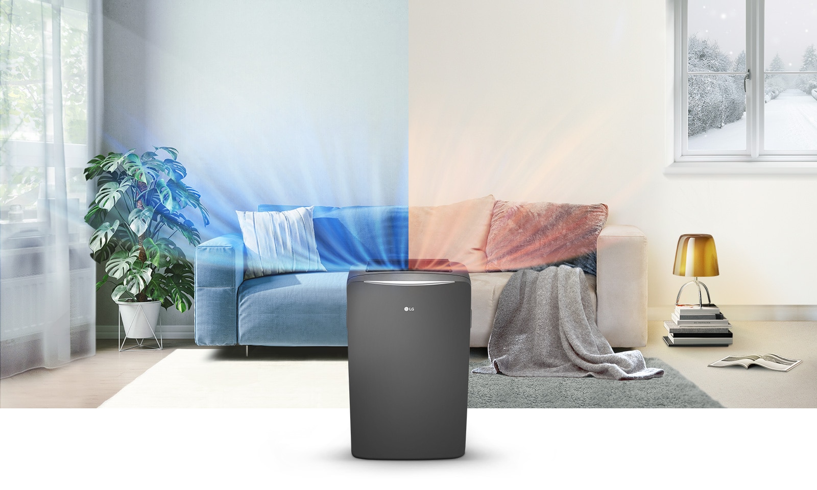 LG LP1417SHR 14,000 BTU Heat/Cool Portable Air Conditioner LG USA