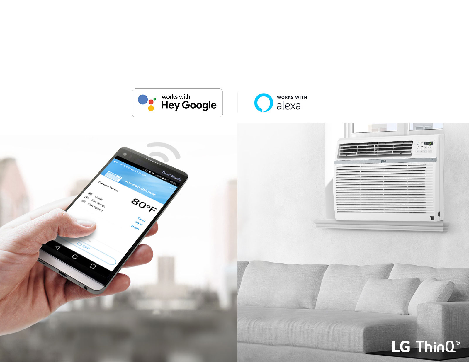 LG 12,000 BTU Smart wifi Enabled Window Air Conditioner (LW1217ERSM
