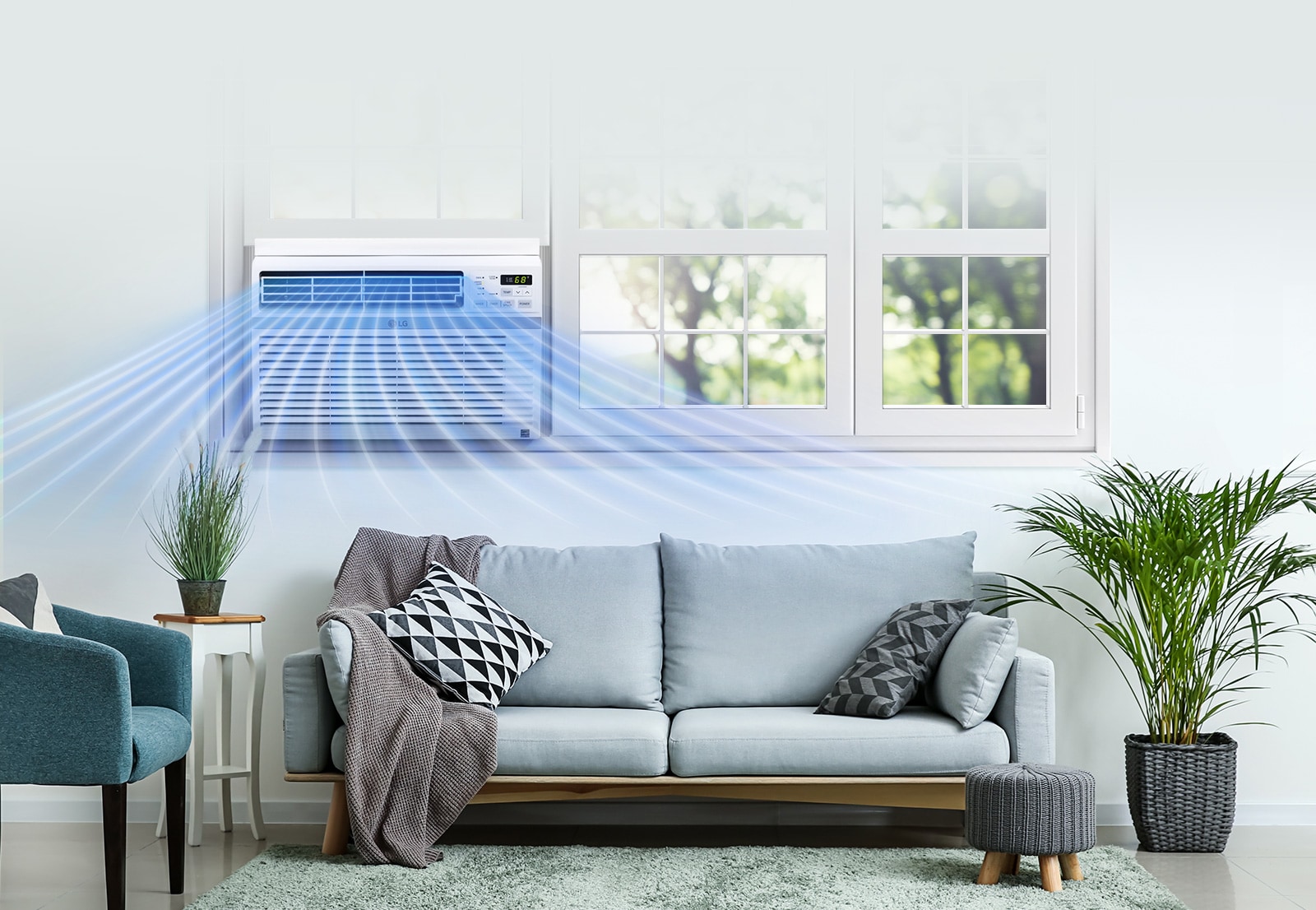 LG LW6019ER 6,000 BTU Window Air Conditioner LG USA