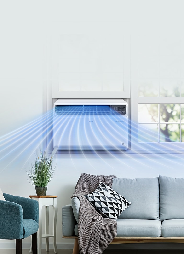 Lg Lw2217ivsm 22 000 Btu Dual Inverter Smart Wi Fi Enabled Window Air Conditioner Lg Usa