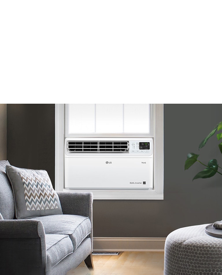 LG 10,000 BTU DUAL Inverter ENERGY STAR Window Air Conditioner (LW1022FVSM) LG USA