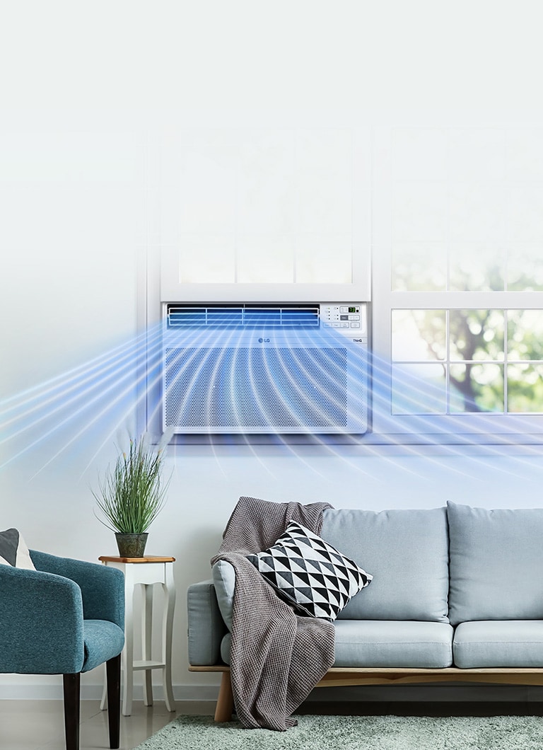 LG 8,000 BTU Smart wifi Enabled Window Air Conditioner (LW8022ERSM
