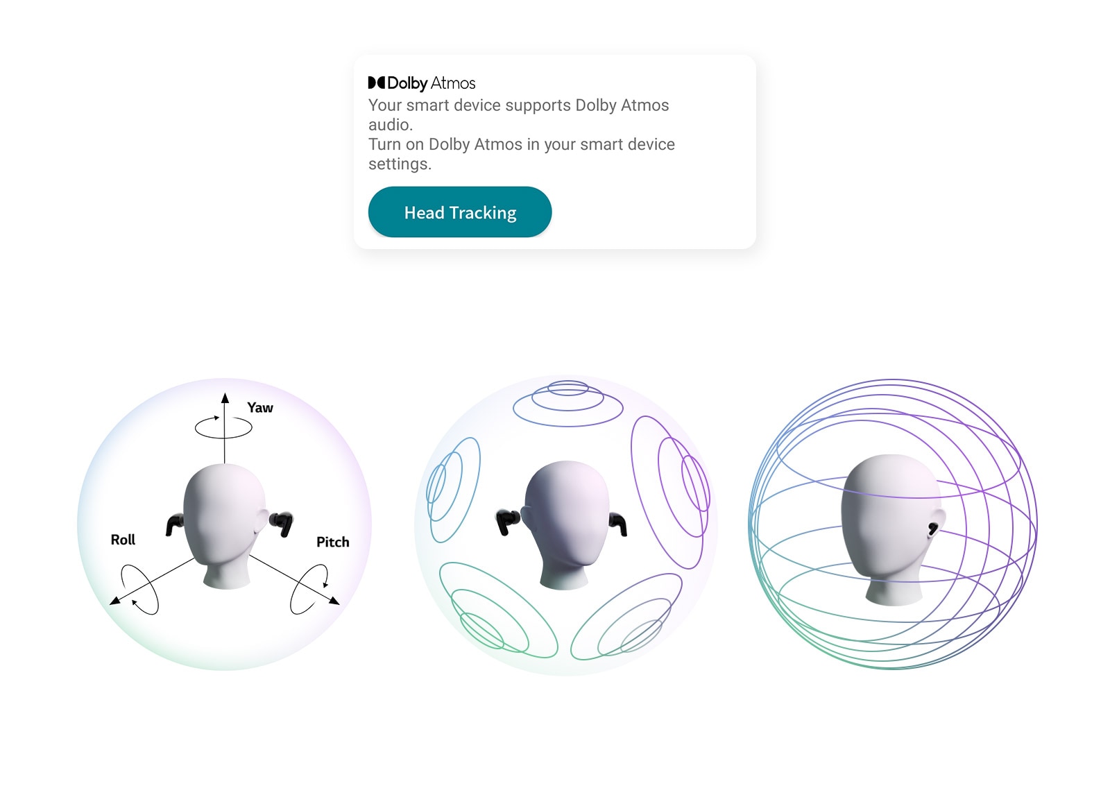 Dolby Atmos® * with Dolby Head Tracking™ 