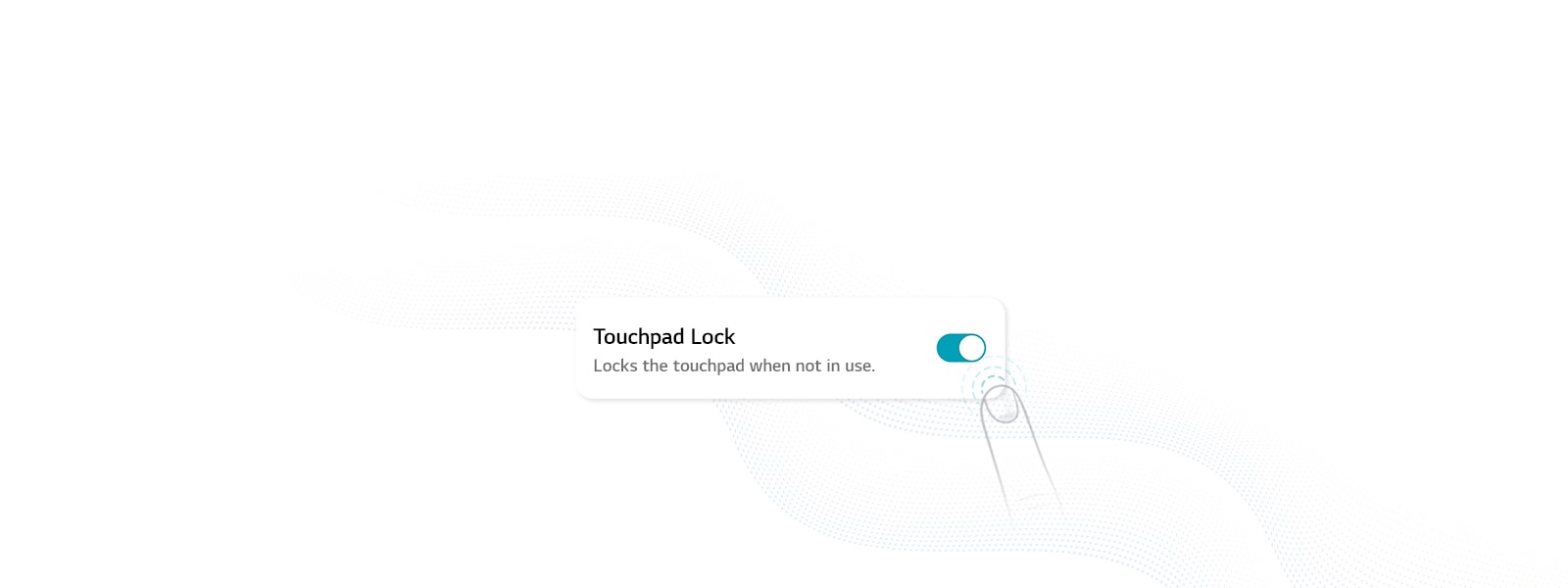 Touchpad lock image desktop image