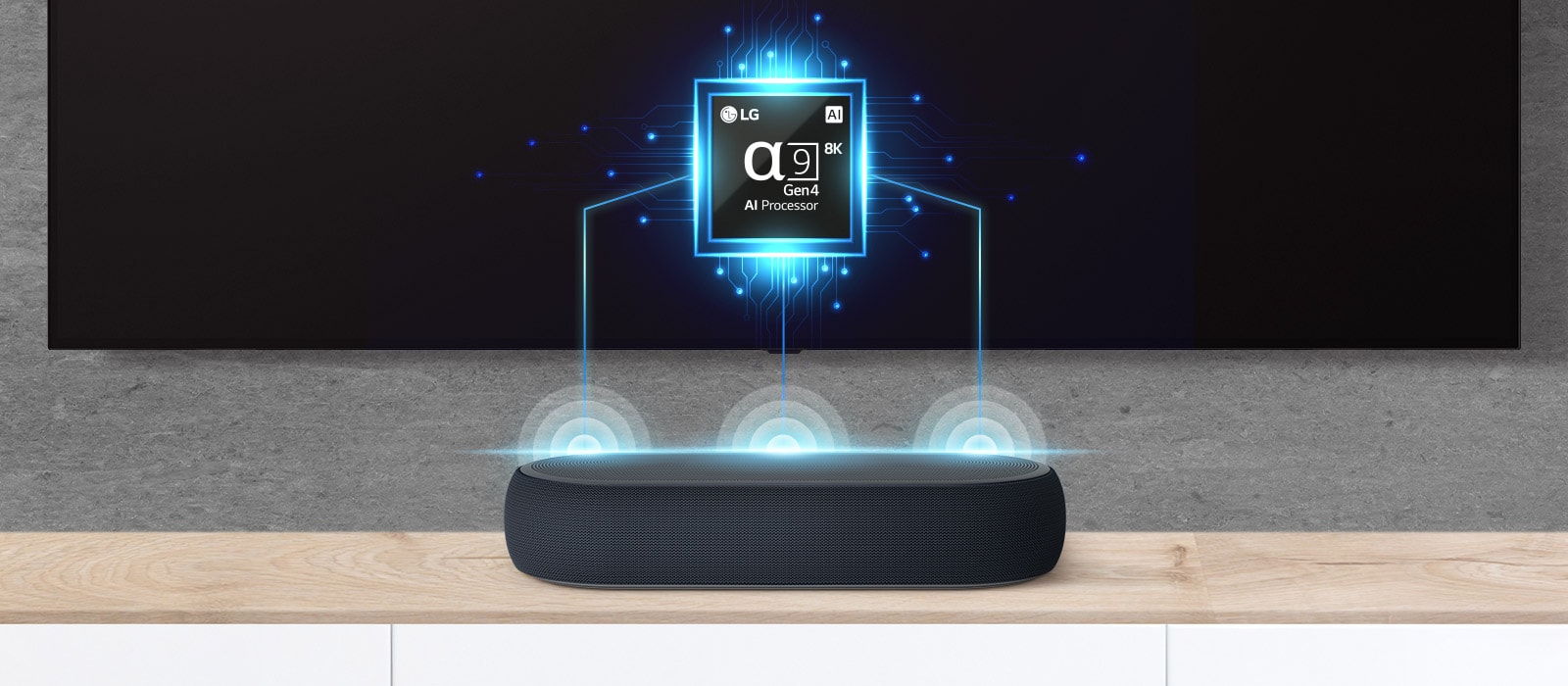 Upgrade Your Sound bar with LG’s AI Processor1
