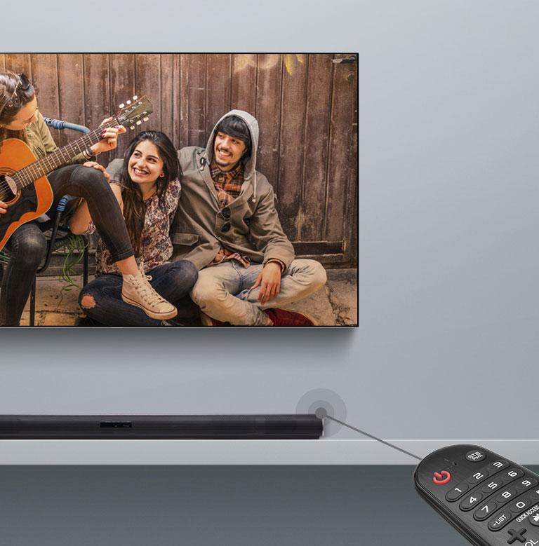 LG LASC58R 4.1 ch Sound Bar Surround System with Wireless Surround