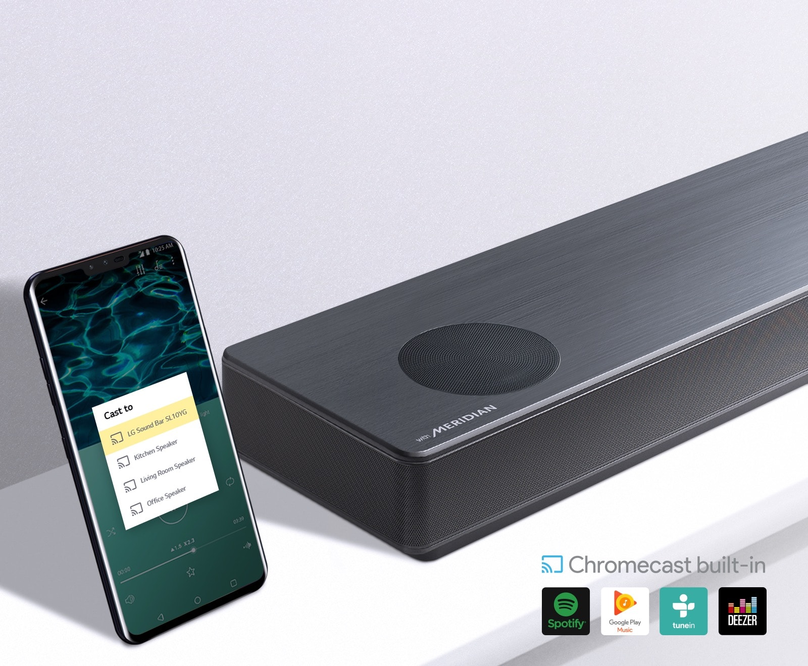 lg soundbar google cast