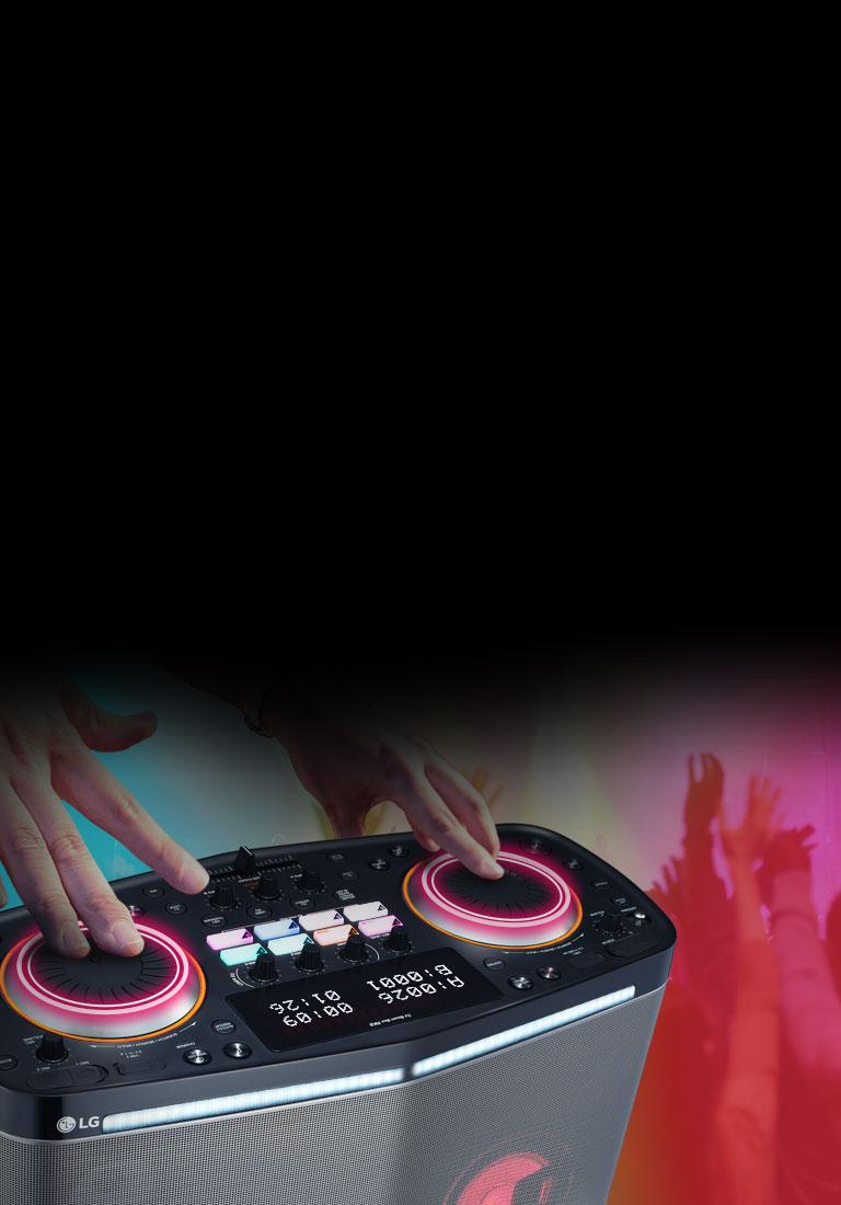 lg loudr dj boombox rk8