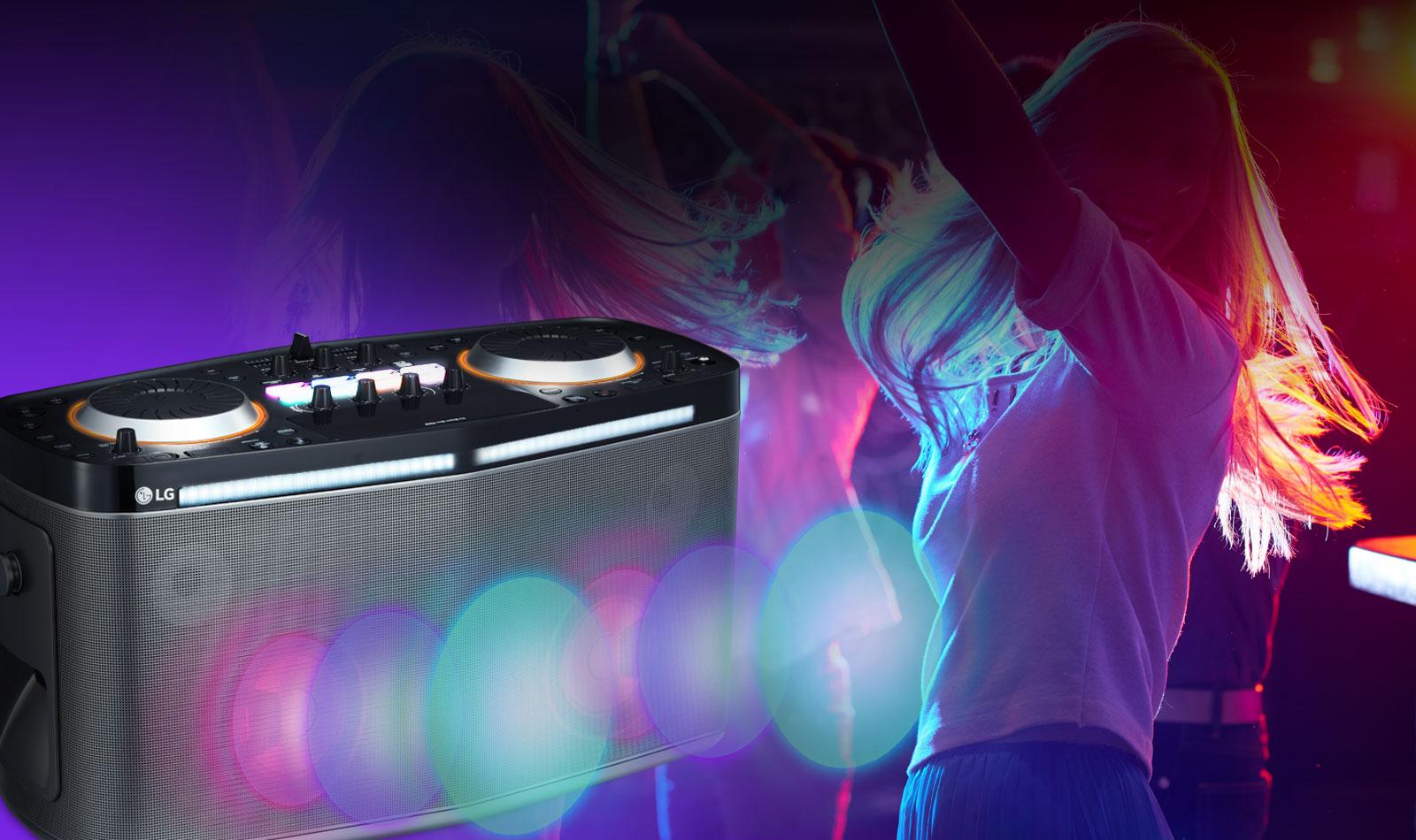 lg loudr dj boombox rk8