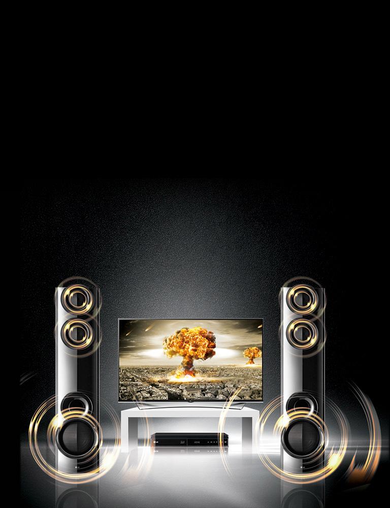 LG 3DCapable 1000W 4.2ch Bluray Disc™ Home Theater System (LHB675
