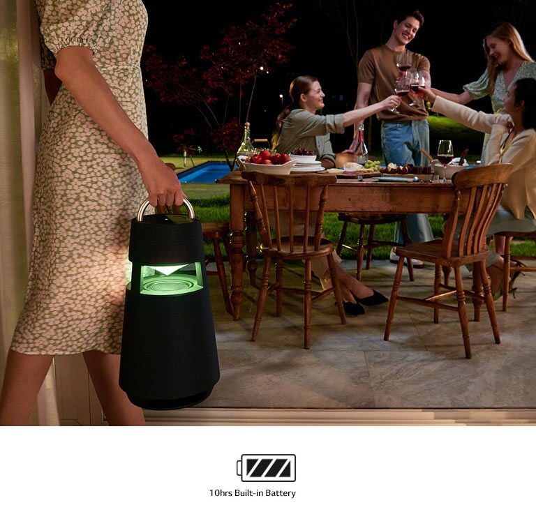 LG XBOOM 360 Omnidirectional Sound Portable Wireless Bluetooth Speaker