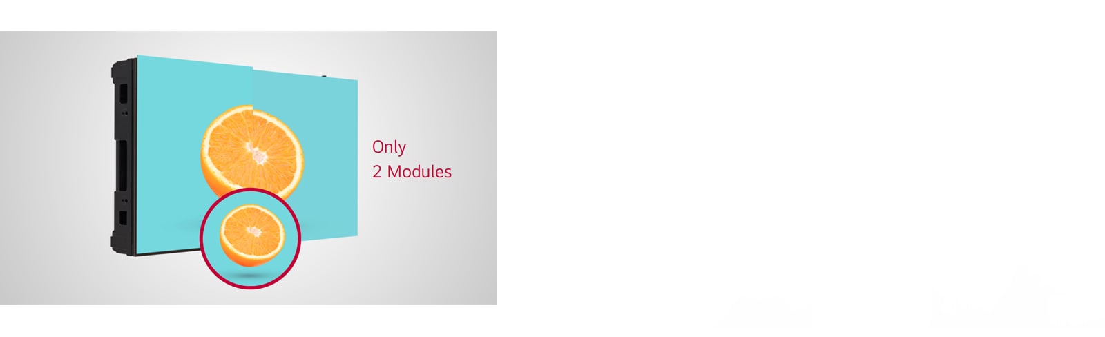 LSBE uses only two modules to create one cabinet.